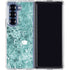 Crushed Turquoise Galaxy Z Fold6 Clear Case