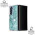 Crushed Turquoise Galaxy Z Fold6 Clear Case
