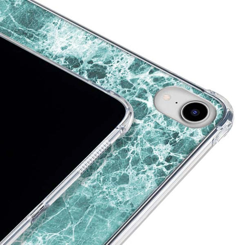 Crushed Turquoise iPad 11th Gen (2025) Clear Case