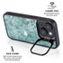 Crushed Turquoise iPhone 15 Kickstand Case