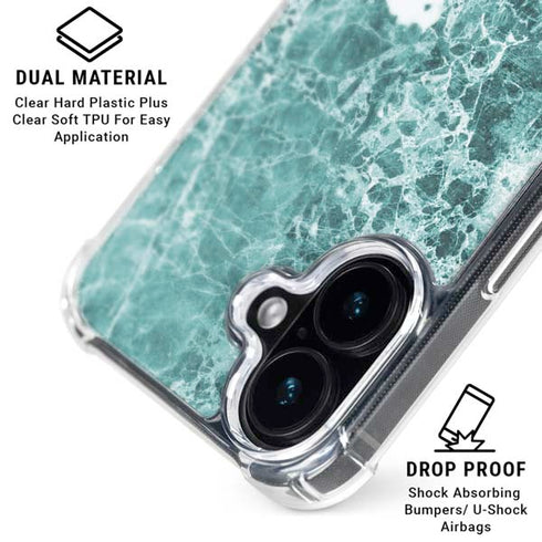 Crushed Turquoise iPhone 16 MagSafe Case