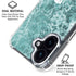 Crushed Turquoise iPhone 16 Plus Clear Case