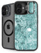 Crushed Turquoise iPhone 16 Plus Kickstand Case