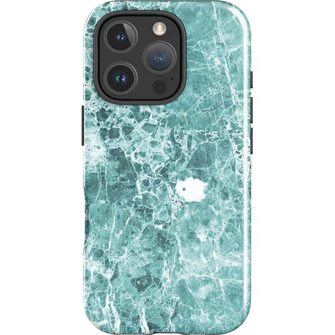 Crushed Turquoise iPhone 16 Pro Impact Case