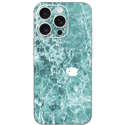 Crushed Turquoise iPhone 16 Pro Skin