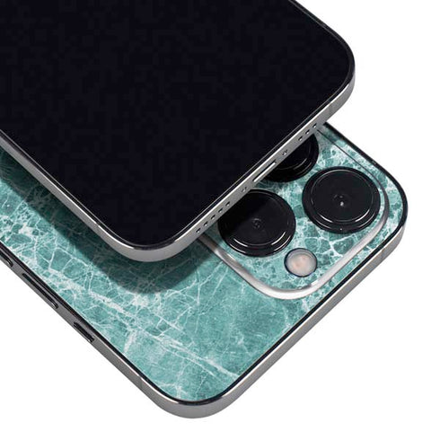 Crushed Turquoise iPhone 16 Pro Skin