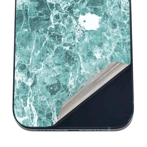 Crushed Turquoise iPhone 16 Skin