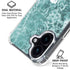 Crushed Turquoise iPhone 17 Clear Case