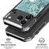 Crushed Turquoise iPhone 18 Pro Clear Case