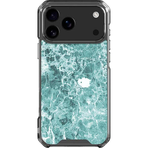 Crushed Turquoise iPhone 18 Pro Max Clear Case