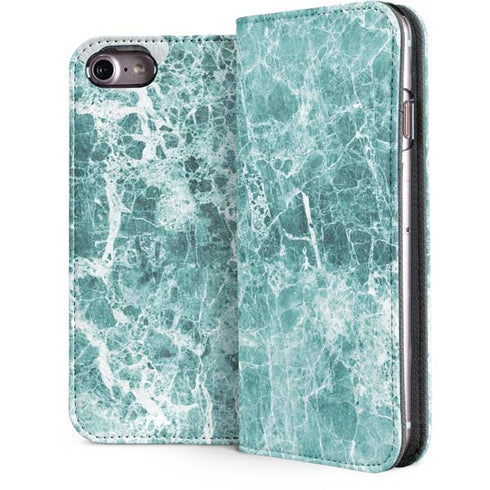 Crushed Turquoise iPhone 7 Folio Case