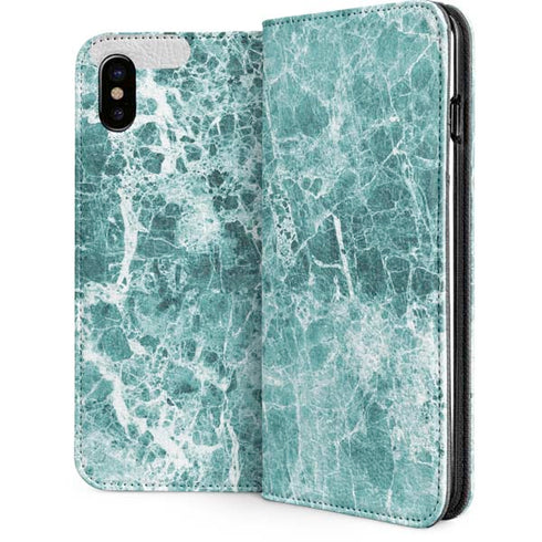 Crushed Turquoise iPhone 8 Folio Case