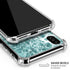 Crushed Turquoise iPhone X/XS Clear Case