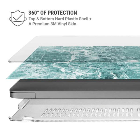 Crushed Turquoise MacBook Pro 14in (2021-24) Case plus Skin