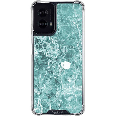 Crushed Turquoise Moto G Power 5G (2024) Clear Case