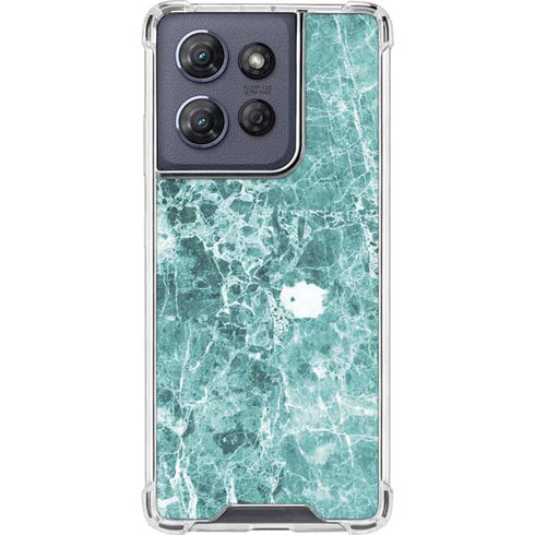 Crushed Turquoise Moto G Stylus 5G (2025) Clear Case
