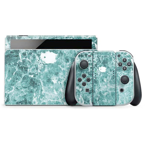 Crushed Turquoise Nintendo Skins