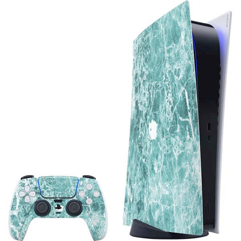 Crushed Turquoise PlayStation PS5 Skins
