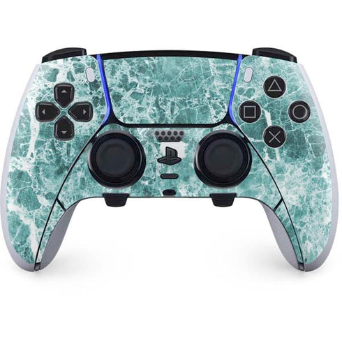 Crushed Turquoise PS5 DualSense Edge Pro Controller Skin