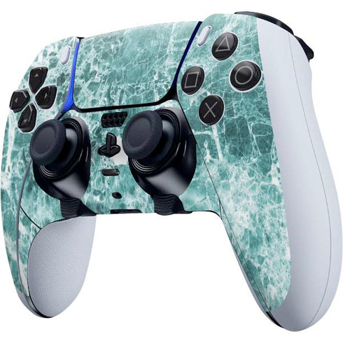 Crushed Turquoise PS5 DualSense Edge Pro Controller Skin