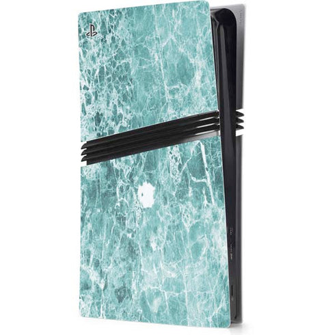 Crushed Turquoise PS5 Pro Console Skin