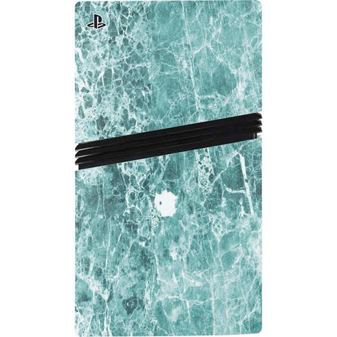 Crushed Turquoise PS5 Pro Console Skin