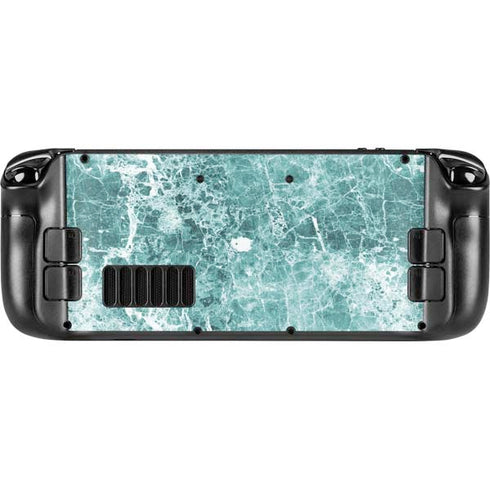Crushed Turquoise Steam Deck Handheld Gaming Computer Skin