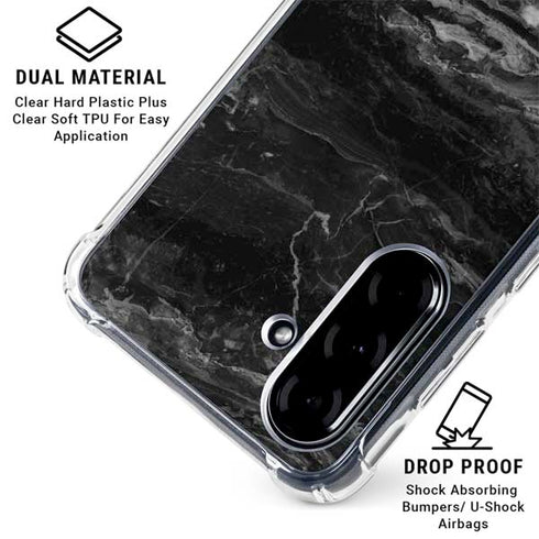 Crystal Black Galaxy A36 5G Clear Case