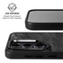 Crystal Black Galaxy S25 Kickstand Case