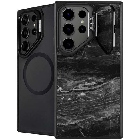 Crystal Black Galaxy Cases