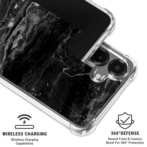 Crystal Black Galaxy S26 Clear Case