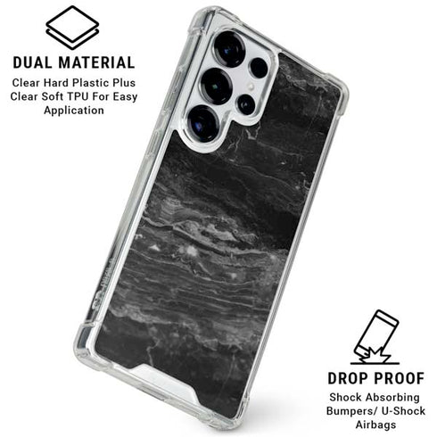 Crystal Black Galaxy S26 Ultra Clear Case