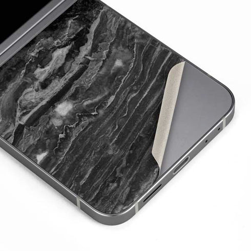 Crystal Black Galaxy Z Flip6 Skin