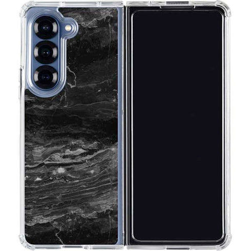 Crystal Black Galaxy Z Fold6 Clear Case