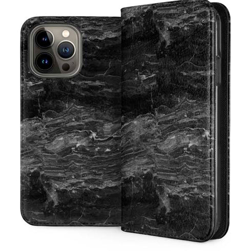 Crystal Black iPhone 13 Pro Max Folio Case