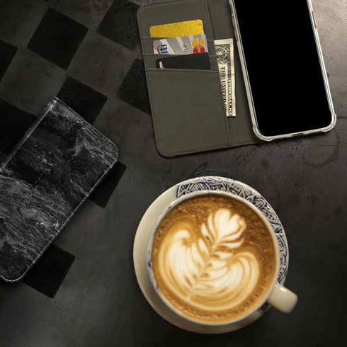 Crystal Black iPhone 14 Pro Max Folio Case