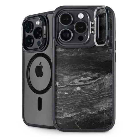 Crystal Black iPhone 14 Pro Max Kickstand Case