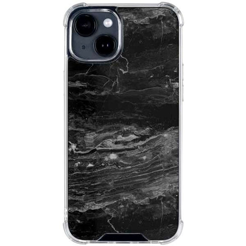 Crystal Black iPhone 15 Clear Case