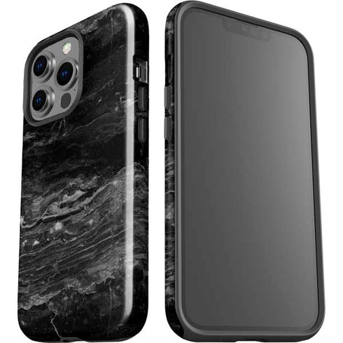 Crystal Black iPhone 15 Pro Impact Case