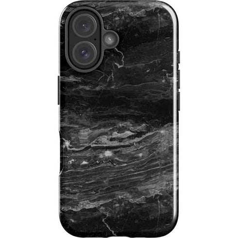 Crystal Black iPhone 16 Plus Impact Case