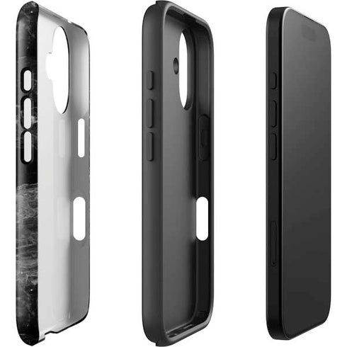 Crystal Black iPhone 16 Plus Impact Case