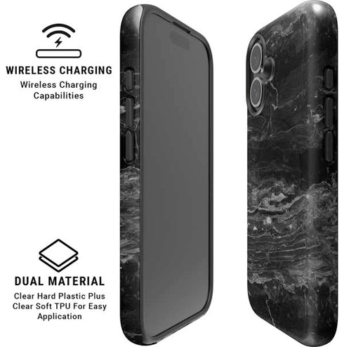 Crystal Black iPhone 16 Plus Magsafe Impact Case
