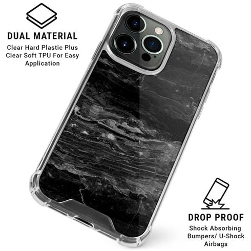 Crystal Black iPhone 16 Pro Max Clear Case