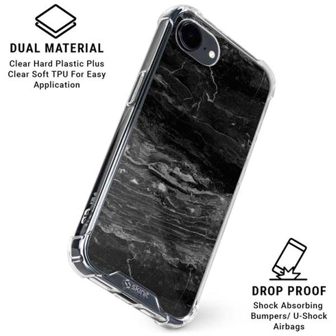 Crystal Black iPhone 16e Clear Case