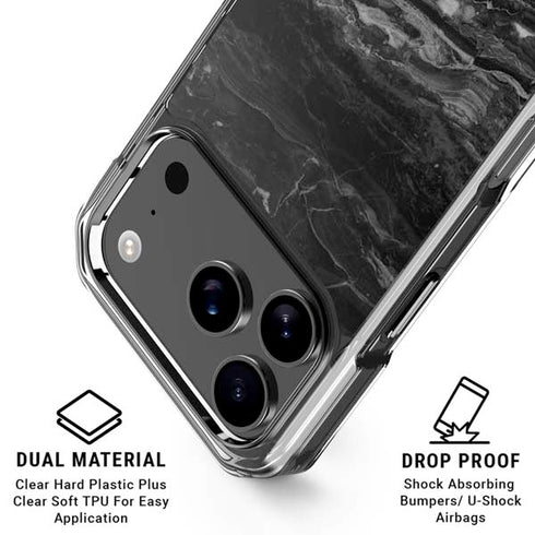 Crystal Black iPhone 18 Pro Clear Case