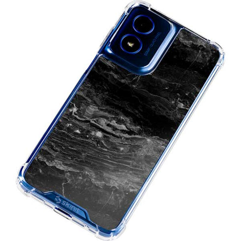 Crystal Black Moto G 5G (2024) Clear Case