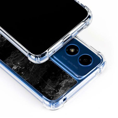 Crystal Black Moto G 5G (2024) Clear Case