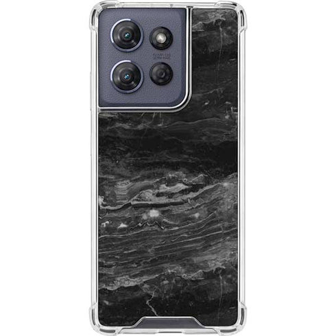 Crystal Black Moto G Power 5G (2025) Clear Case