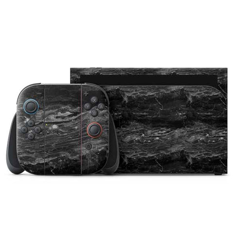 Crystal Black Nintendo Switch 2 (2025) with Joy-Con Skin