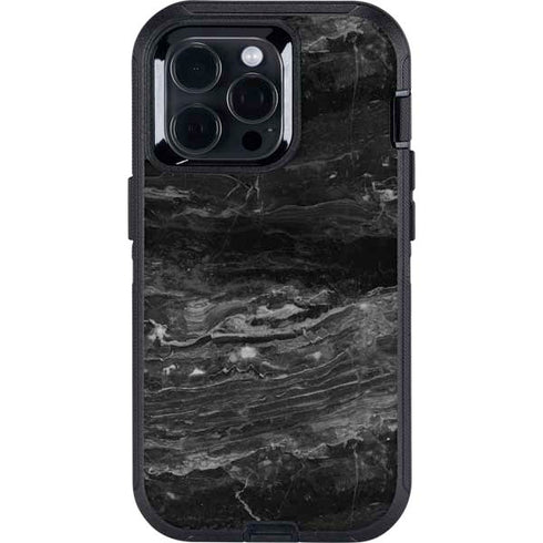 Crystal Black Otterbox Defender iPhone Skin